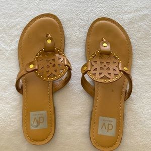 Dolce Vita laser cut sandals. Size 7. Excellent condition